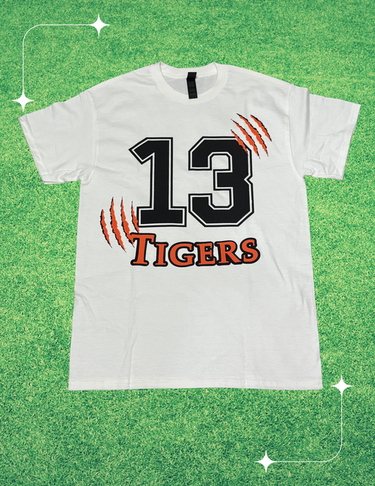 Personalized Spirit Shirt Claw V2 - Tigers