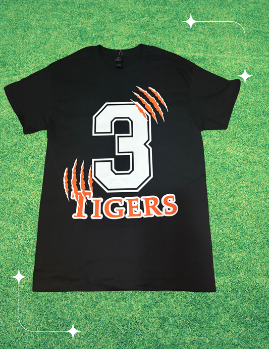 Personalized Spirit Shirt Claw V2 - Tigers